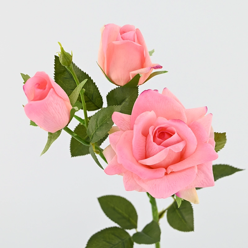 3-head real touch rose 3-head real touch rose