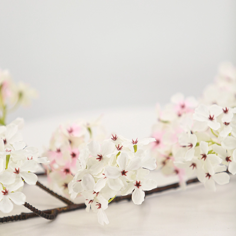 6 Heads Artificial Pear Blossom