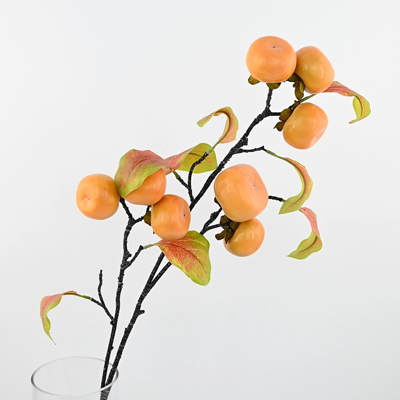 Frosted Artificial Persimmon Frosted Artificial Persimmon