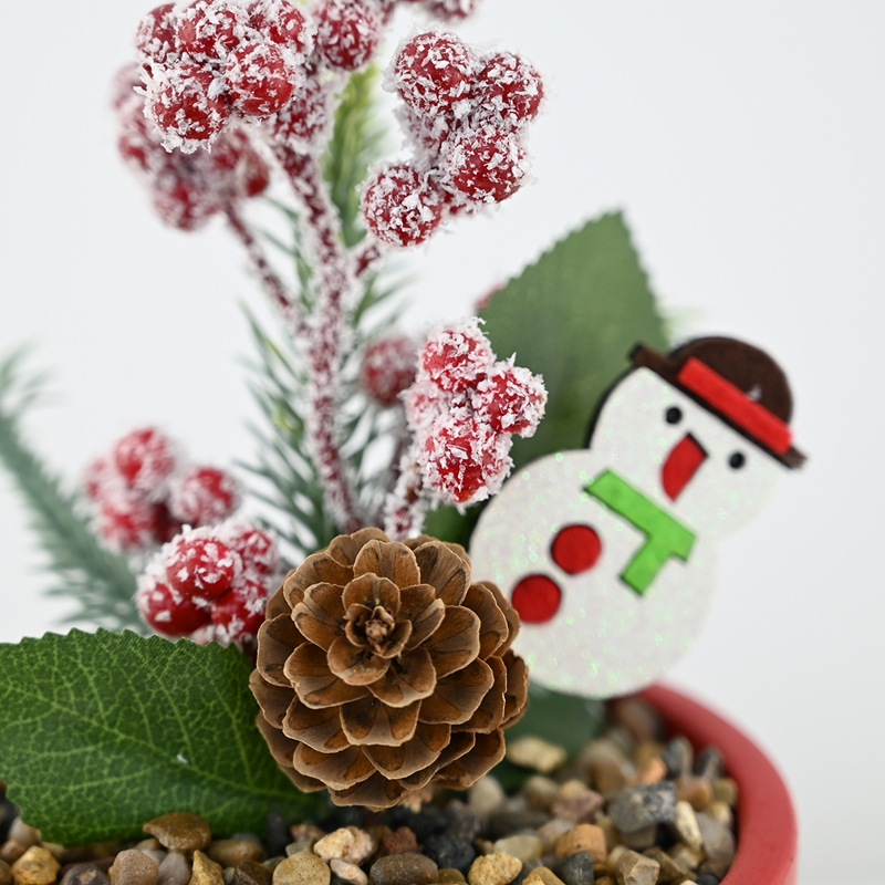Christmas Mini Forest Potted Plants
