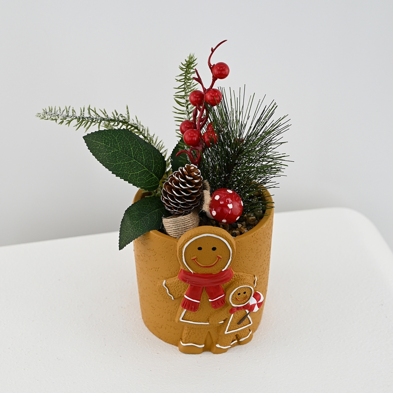Red Berry And Pine Whisper Potted Plant Red Berry And Pine Whisper Potted Plant