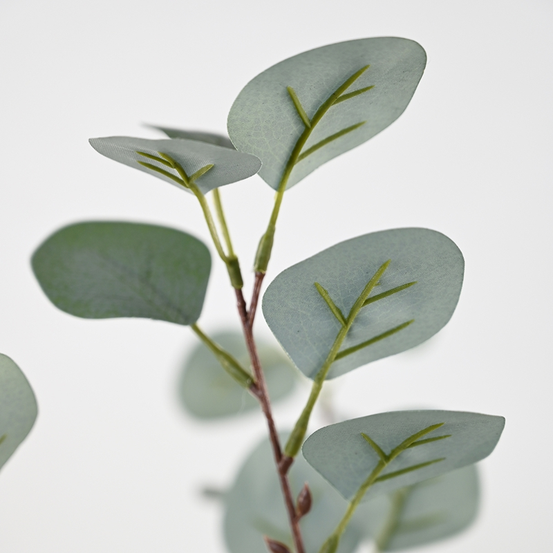 potted faux eucalyptus