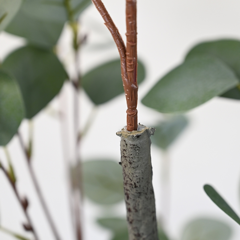 potted faux eucalyptus potted faux eucalyptus