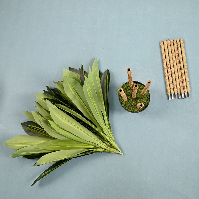 Artificial Detachable Green-edged Corn Plant