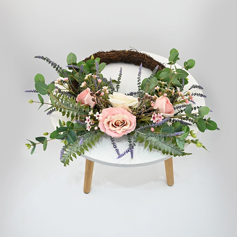 Blush and Eucalyptus Wreath