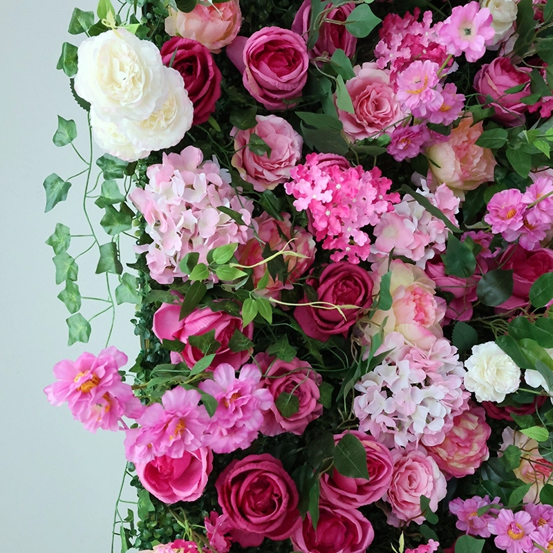 Artificial Rose Flower Wall