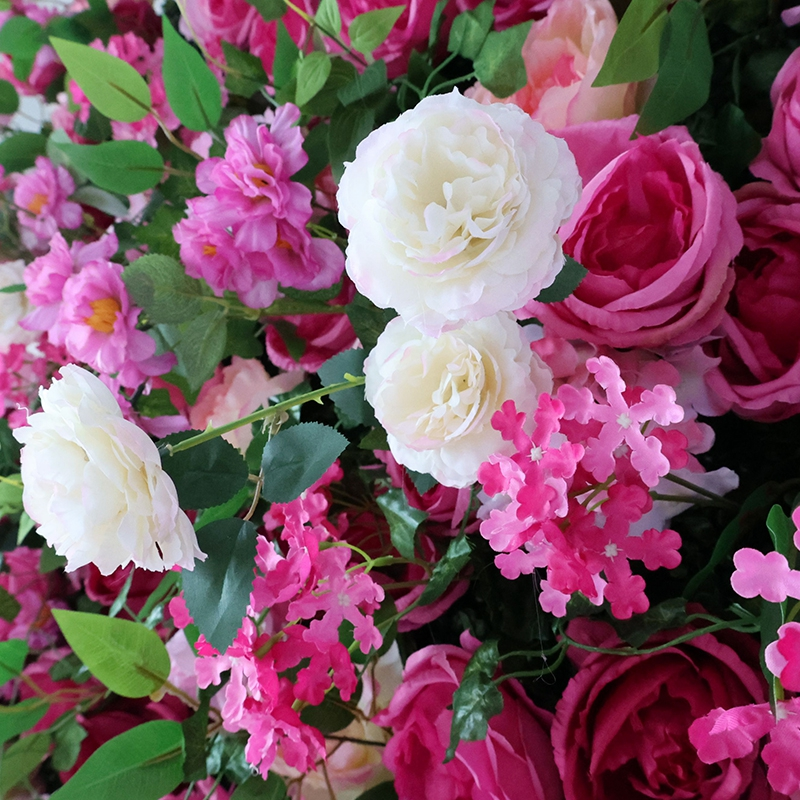 Artificial Rose Flower Wall