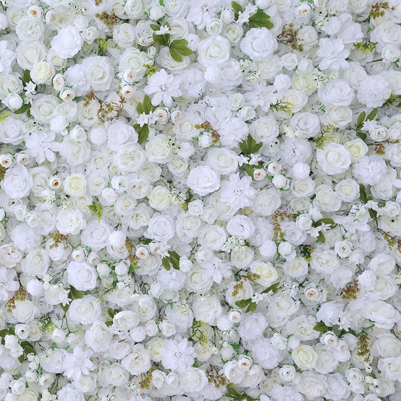 Fresh White & Green Wedding Flower Wall Fresh White & Green Wedding Flower Wall