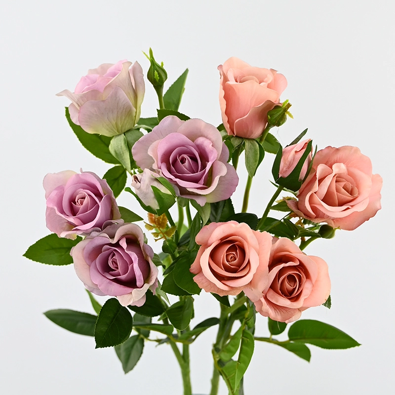 Real Touch Spray Bubble Rose Real Touch Spray Bubble Rose