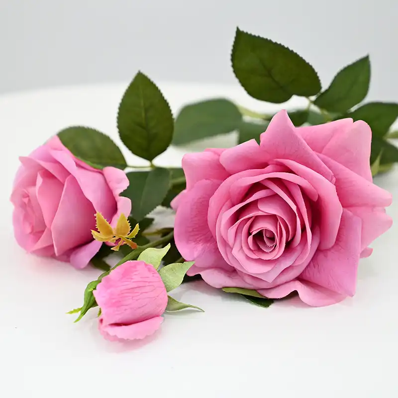 real touch roses