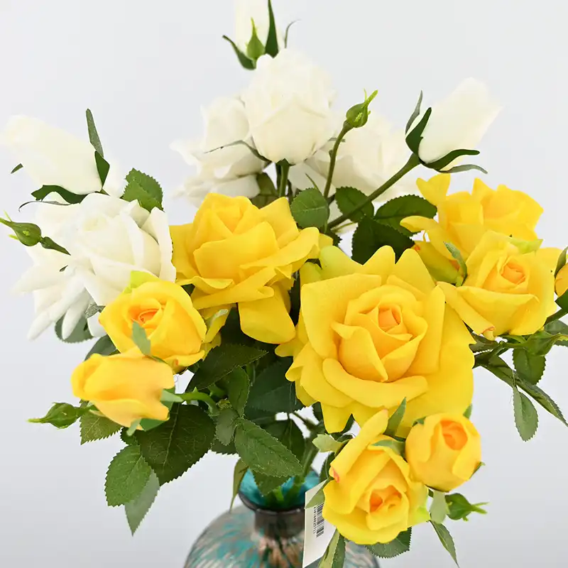 real touch roses