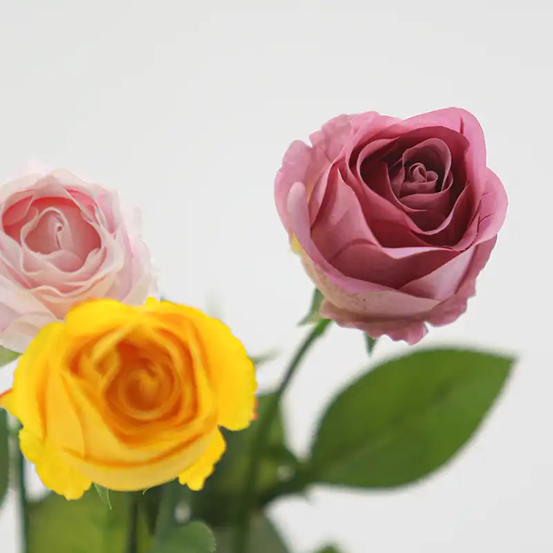 real touch roses